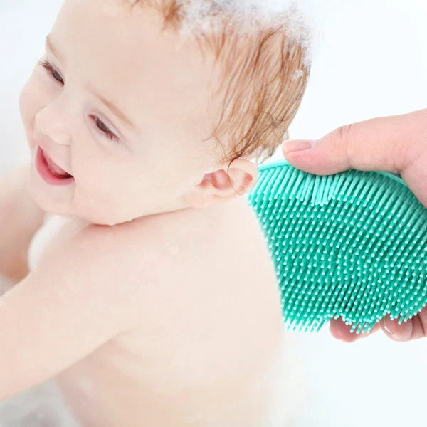 4 PCS Silicone Bath Brush Man Child Bathing Accessories Scrubbers