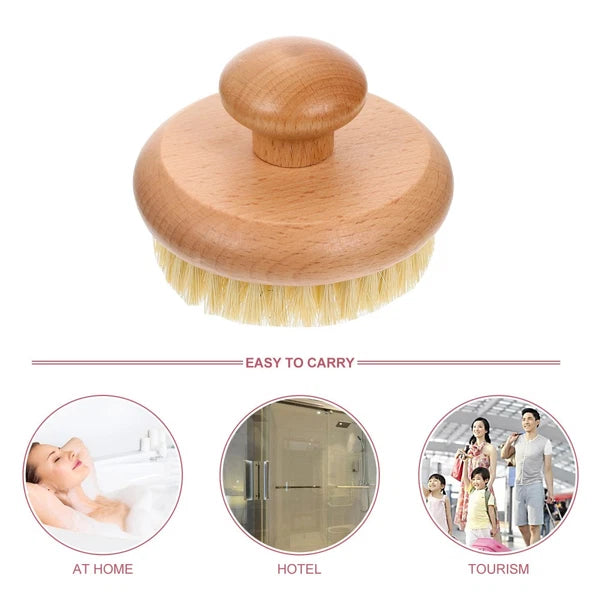Skin Exfoliator Scrubber Dry Brushing Body Bath for Bathroom Scrubbing