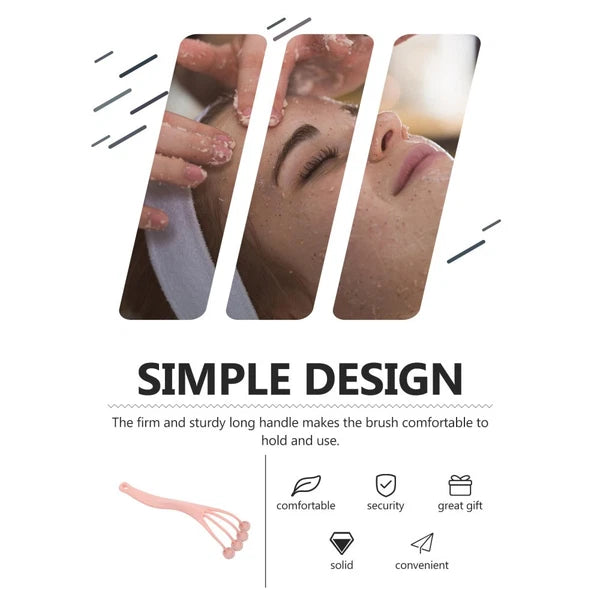 5 Pack Exfoliating Bath Brush Shower Back Scrubber for Women Tool