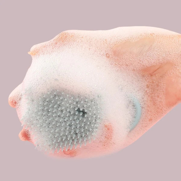 3 Pcs Silicone Bath Brush Newborn Toddler Infant Massage Scrubber