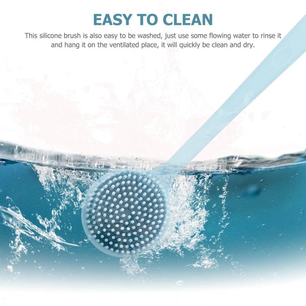 Silicone Bath Brush Shower Accessories Massage for Bathing Man Backbrush