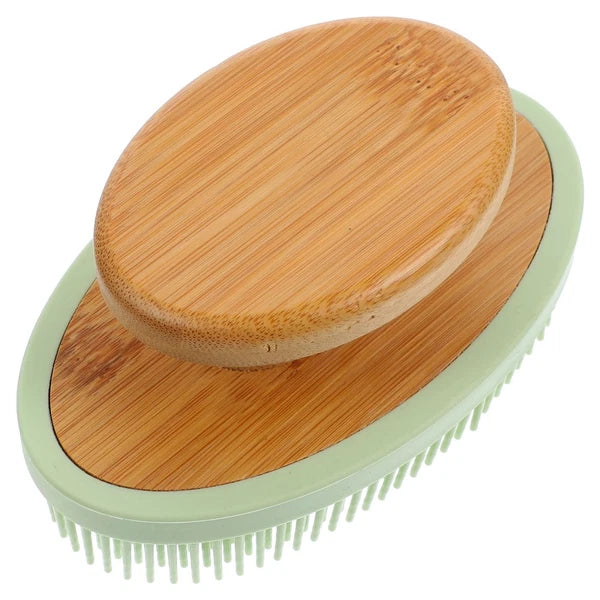 Bath Brush Exfoliating Back Scrubber for Shower Silicone Exfoliator