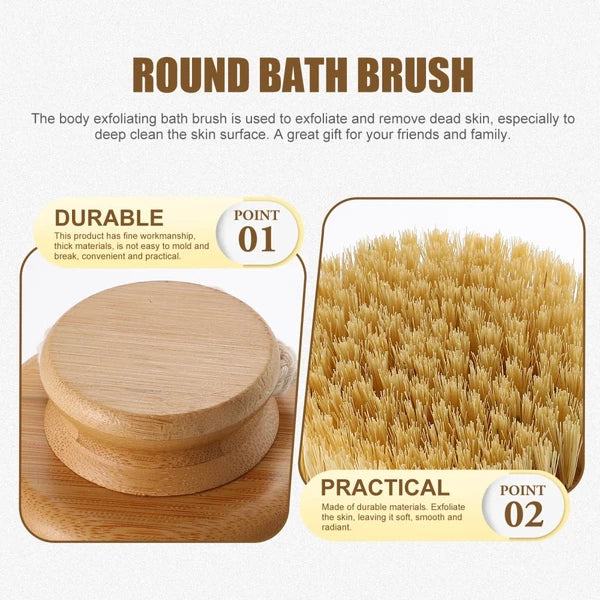 Bath Brush Shower Exfoliating Scrubbing Scrubber for Body Exfoliator