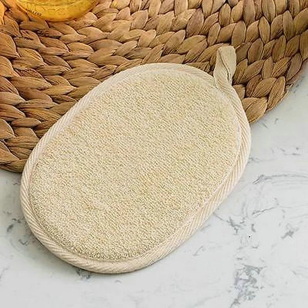 Natural Bath Pro Loofah Pad - Shower Sponge Body Scrubber Exfoliating Wash Pad'-